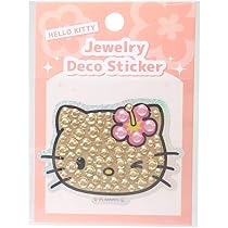 9月5日までお取り置き　キティ　デコステッカー　ジュエリー　シール　キラキラ 9月5日までお取り置き キティ デコステッカー ジュエリー シール